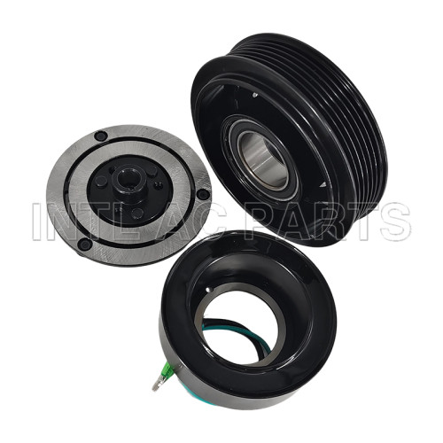 Auto Air Conditioning Magnetic Clutch Pulley for Sanden 7H15 709 6PK 24V