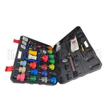 Universal Cooling System Radiator Pressure Tester Head Gasket Test Leak Detector（28PCS)