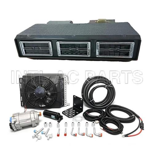BEU-848 Short style warm and cold electric integrated unit (LHD O-RING) 12V Electric air conditioner evaporator assembly kit