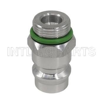 M15x1 UNF R12/R134a Auto air conditioner Aluminum valve seat hose fittings valve seat hose adapter hose connector hose coupling IS403027 RC 470.018