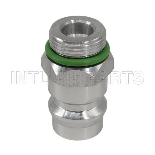 M15x1 UNF R12/R134a Auto air conditioner Aluminum valve seat hose fittings valve seat hose adapter hose connector hose coupling IS403027 RC 470.018