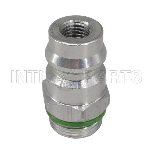 M15x1 UNF R12/R134a Auto air conditioner Aluminum valve seat hose fittings valve seat hose adapter hose connector hose coupling IS403027 RC 470.018