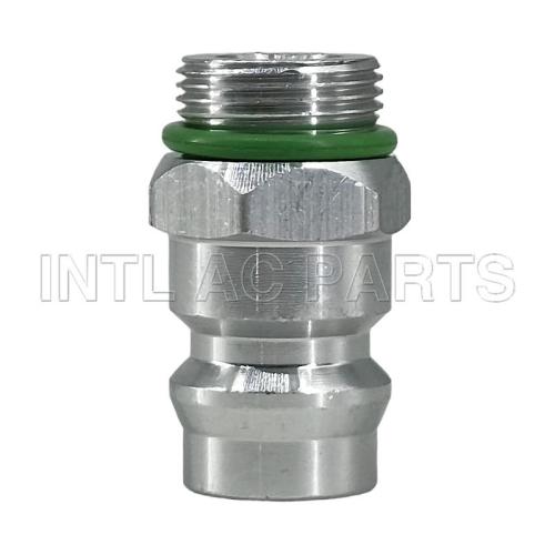 M15x1 UNF R12/R134a Auto air conditioner Aluminum valve seat hose fittings valve seat hose adapter hose connector hose coupling IS403027 RC 470.018