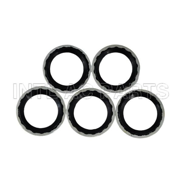 5PCS 25.4*17.4*1.3mm NBR GREEN/BLACK Oil Seal Gasket