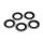 5PCS 19.2*11.2*1.3mm NBR GREEN BLACK Oil Seal Gasket