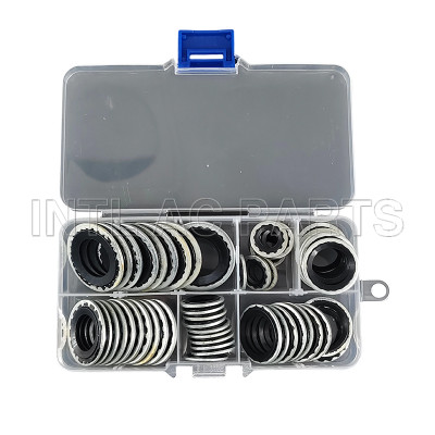 Shaft Seal Kits Gasket Combination Set 6 types, 10 pieces of each type ( 60PCS)