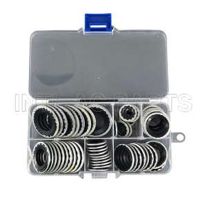 Shaft Seal Kits Gasket Combination Set 6 types, 10 pieces of each type ( 60PCS)