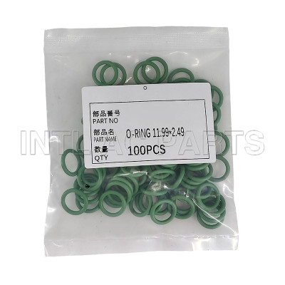 Grueso Verde GM DA6 SD505 / 507 / TR70 / TR90 Compressor O-Ring 12*2.5mm