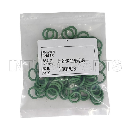 Grueso Verde GM DA6 SD505 / 507 / TR70 / TR90 Compressor O-Ring 12*2.5mm