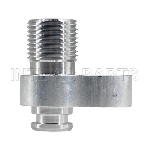 Aluminum Hose Fitting #8 13/32 R134a Compressor Fitting (R134A MOUNT )