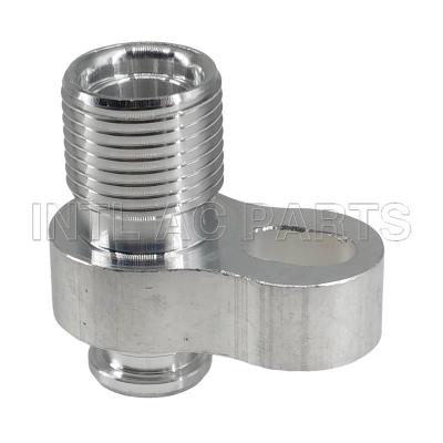 Aluminum Hose Fitting #8 13/32 R134a Compressor Fitting (R134A MOUNT )