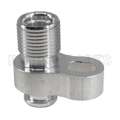 Aluminum Hose Fitting #8 13/32 R134a Compressor Fitting (R134A MOUNT )
