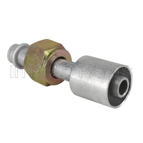 #12 Straight Female Oring Hose Fitting（with Aluminum jacket）