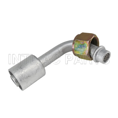 #12 90° Female Oring beadlock hose fitting /connector/coupling （with Aluminum jacket）
