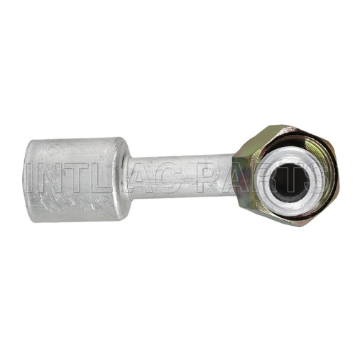#12 90° Female Oring beadlock hose fitting /connector/coupling （with Aluminum jacket）