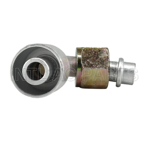 #12 90° Female Oring beadlock hose fitting /connector/coupling （with Aluminum jacket）