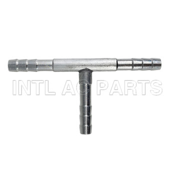#6 Aluminum Tee pipe Auto Air Condition Through Pipe Hose Fitting FT 1601C 240047