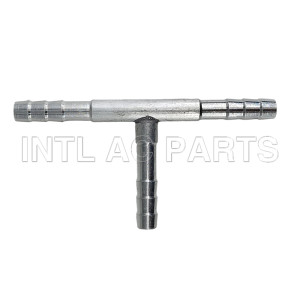 #6 Aluminum Tee pipe Auto Air Condition Through Pipe Hose Fitting FT 1601C 240047