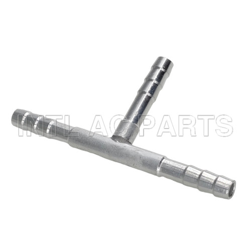 #6 Aluminum Tee pipe Auto Air Condition Through Pipe Hose Fitting FT 1601C 240047