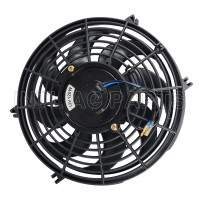 Electrical Cooling Fan 10 inch 12V 120W Round Frame with 8 Crooked Blade