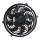 Electrical Cooling Fan 10 inch 12V 120W Round Frame with 8 Crooked Blade