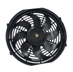 Electrical Cooling Fan 10 inch 12V 120W Round Frame with 8 Crooked Blade