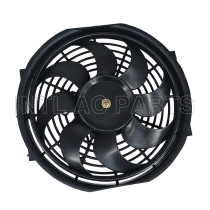 Electrical Cooling Fan 10 inch 12V 120W Round Frame with 8 Crooked Blade
