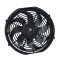 Electrical Cooling Fan 10 inch 12V 120W Round Frame with 8 Crooked Blade