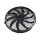 Air Conditioner Fan 16 inch 12V 80W Round Frame with 10 Crooked Blade