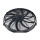 Air Conditioner Fan 16 inch 12V 80W Round Frame with 10 Crooked Blade