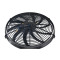Air Conditioner Fan 16 inch 12V 80W Round Frame with 10 Crooked Blade