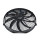 AC Cooling Fan 16 inch 24V 80W Round Frame with 10 Crooked Blade