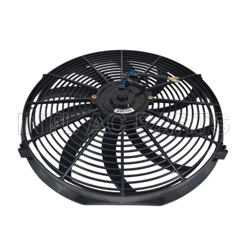 AC Cooling Fan 16 inch 24V 80W Round Frame with 10 Crooked Blade