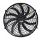 AC Cooling Fan 16 inch 24V 80W Round Frame with 10 Crooked Blade