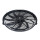 AC Cooling Fan 16 inch 24V 80W Round Frame with 10 Crooked Blade