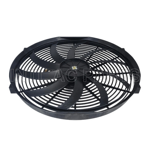 AC Cooling Fan 16 inch 24V 80W Round Frame with 10 Crooked Blade