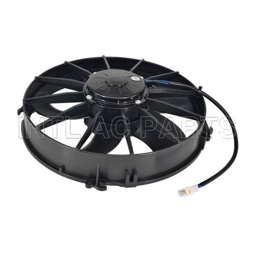 Cooling Fan 330MM 24V 160W 5 Crooked Blade Push For Micirobus