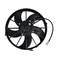 Cooling Fan 330MM 24V 160W 5 Crooked Blade Push For Micirobus