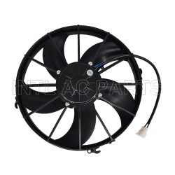 Cooling Fan 330MM 24V 160W 5 Crooked Blade Push For Micirobus