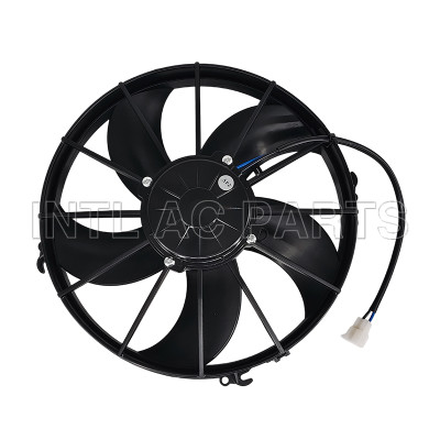 Cooling Fan 330MM 24V 160W 5 Crooked Blade Push For Micirobus