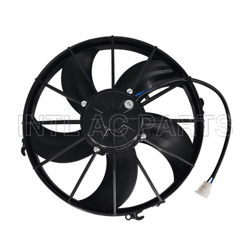 Cooling Fan 330MM 24V 160W 5 Crooked Blade Push For Micirobus