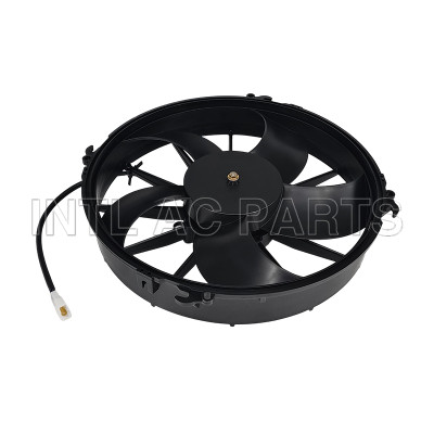 Cooling Fan 330MM 24V 160W 5 Crooked Blade Push For Micirobus