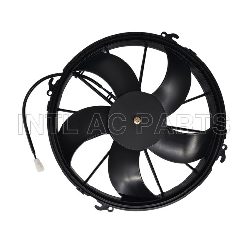 Cooling Fan 330MM 24V 160W 5 Crooked Blade Push For Micirobus