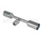 Auto Air Conditioning Hose Fitting #6 with Iron Jacket R134a High & Low pressure Valve