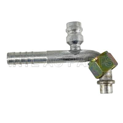 #8 90 degree Female Oring Barb Fitting O-Ring Alu joint