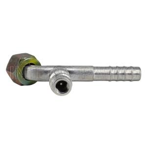 #8 90 degree Female Oring Barb Fitting O-Ring Alu joint