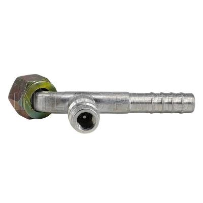 #8 90 degree Female Oring Barb Fitting O-Ring Alu joint