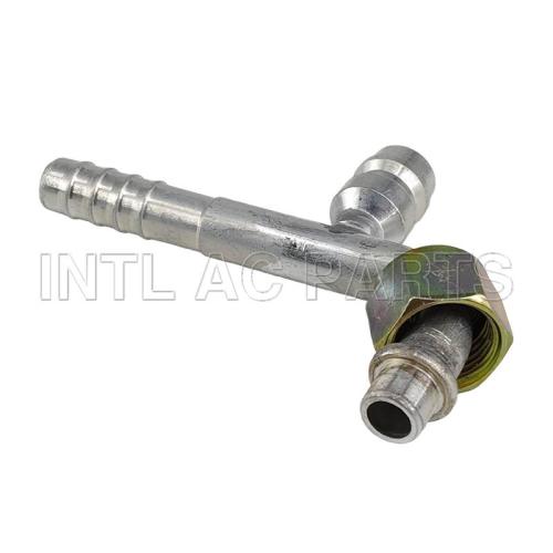 #8 90 degree Female Oring Barb Fitting O-Ring Alu joint