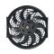12 inch 12V 120W squre frame with 10 crooked blade auto air conditioner fan cooling fan