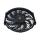 12 inch 12V 120W squre frame with 10 crooked blade auto air conditioner fan cooling fan